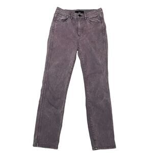 3x1 NYC Jeans Mid Rise Purple Stretch Denim Faded Wash USA - Size 28